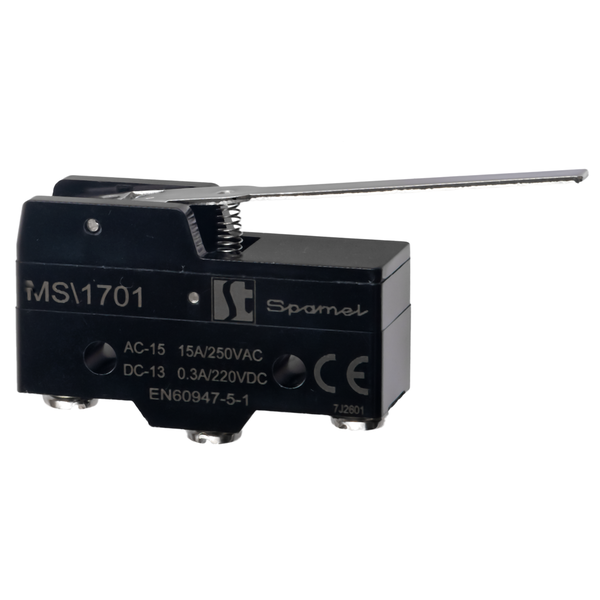 MS\1701 Miniature switch long flat lever